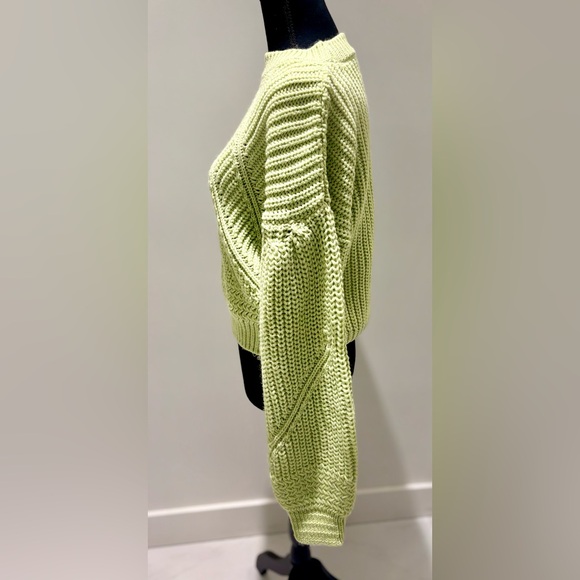 TopShop lime green sweater - Picture 3 of 6